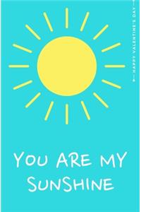Happy Valentine's Day YOU ARE MY SUNSHINE