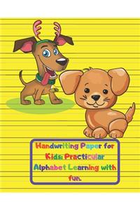 Handwriting Paper for Kids