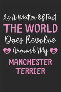 As A Matter Of Fact The World Does Revolve Around My Manchester Terrier