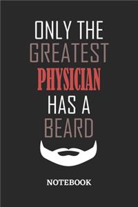Only The Greatest Physician Has A Beard Notebook