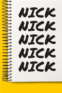 Name NICK A beautiful personalized