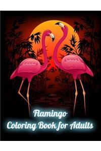 Flamingo Coloring Book for Adults
