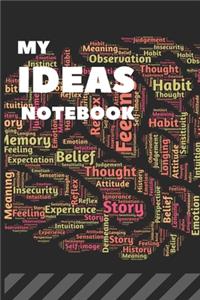 My ideas notebook