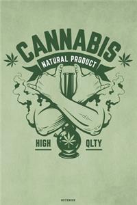 Cannabis Natural Product High Qlty Notebook