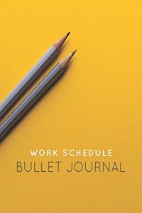 Work Schedule Bullet Journal