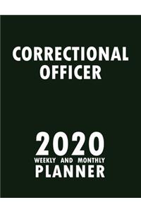 Correctional Officer 2020 Weekly and Monthly Planner