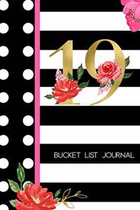 19 Bucket List Journal