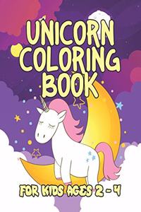 Unicorn Coloring Book for Kids Ages 2-4