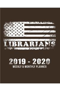 Librarian 2019 - 2020 Weekly & Monthly Planner