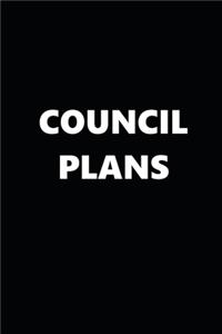 2020 Weekly Planner Political Theme Council Plans Black White 134 Pages