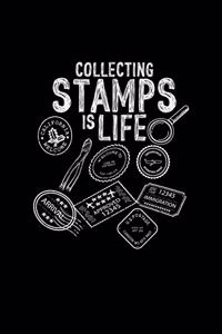 Collecting stamps