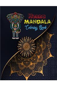 Henna Mandala Coloring Book