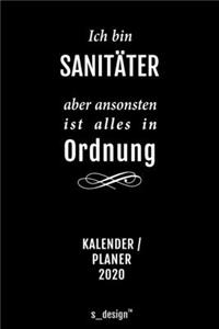 Kalender 2020 für Sanitäter