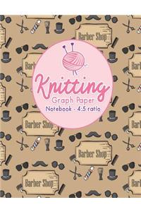 Knitting Graph Paper Notebook - 4