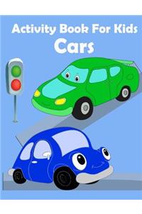 Activity Book for Kids Cars