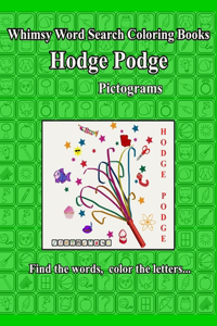Whimsy Word Search Coloring Books, Hodge Podge, Pictograms