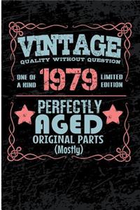 Vintage Quality Without Question One of a Kind 1979 Limited Edition Perfectly Aged Original Parts Mostly