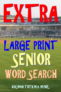 Extra Large Print Senior Word Search
