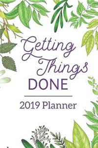 Getting Things Done 2019 Planner