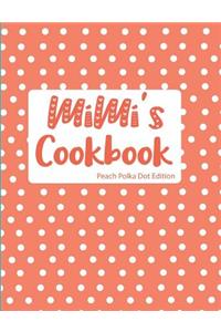 Mimi's Cookbook Peach Polka Dot Edition