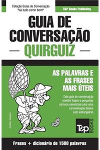 Guia de Conversação Português-Quirguiz e dicionário conciso 1500 palavras