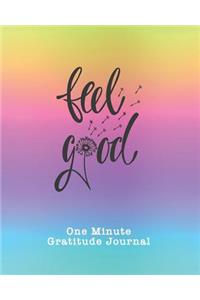 One Minute Gratitude Journal