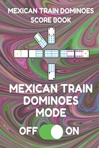 Mexican Train Dominoes Score Book