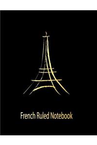 French Ruled Notebook