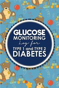 Glucose Monitoring Log for Type 1 and Type 2 Diabetes