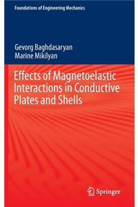 Effects of Magnetoelastic Interactions in Conductive Plates and Shells