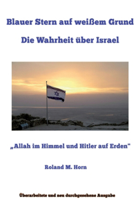 Blauer Stern auf weißem Grund