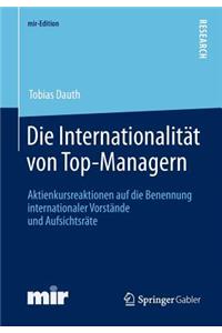 Die Internationalität Von Top-Managern