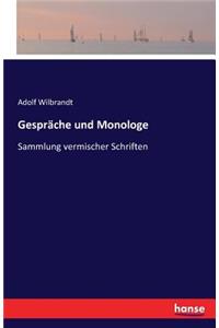 Gespräche und Monologe