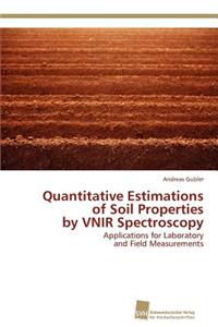 Quantitative Estimations of Soil Properties by VNIR Spectroscopy