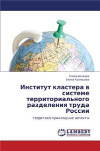 Institut Klastera V Sisteme Territorial'nogo Razdeleniya Truda Rossii