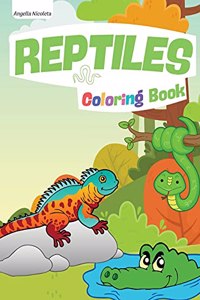 Reptiles Coloring Book