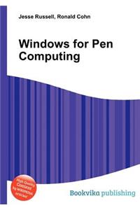 Windows for Pen Computing