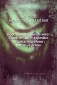 DOCTRINAE TEMPORUM VERBI GRAECI ET LATI