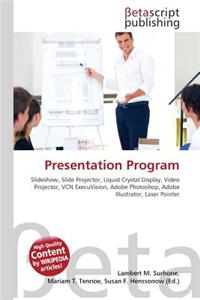Presentation Program