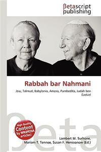 Rabbah Bar Nahmani