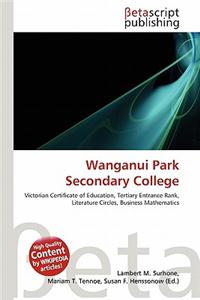 Wanganui Park Secondary College
