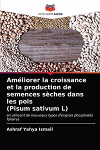 Améliorer la croissance et la production de semences sèches dans les pois (Pisum sativum L)