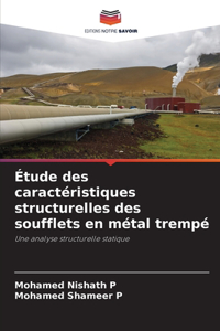 Étude des caractéristiques structurelles des soufflets en métal trempé
