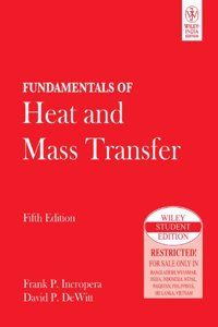 Fundamentals Of Heat And Mass Transfer, 5Th Ed