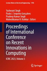 Proceedings of International Conference on Recent Innovations in Computing