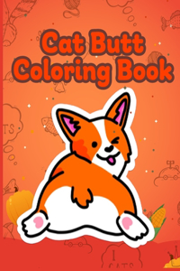 Cat Butt Coloring Book