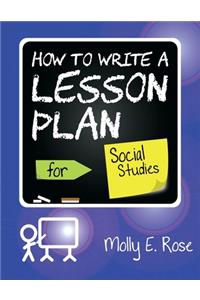 How To Write A Lesson Plan For Social Studies