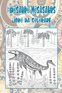 Dinosauro Mosasaurs - Libro da colorare