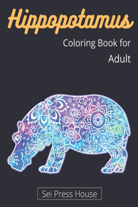 Hippopotamus Coloring Book Adult