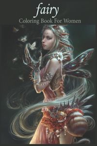 fairy coloring book for women
